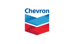 Chevron logo with a blue and red chevron design and the word "Chevron" in blue, representing excellence in board advisory services.